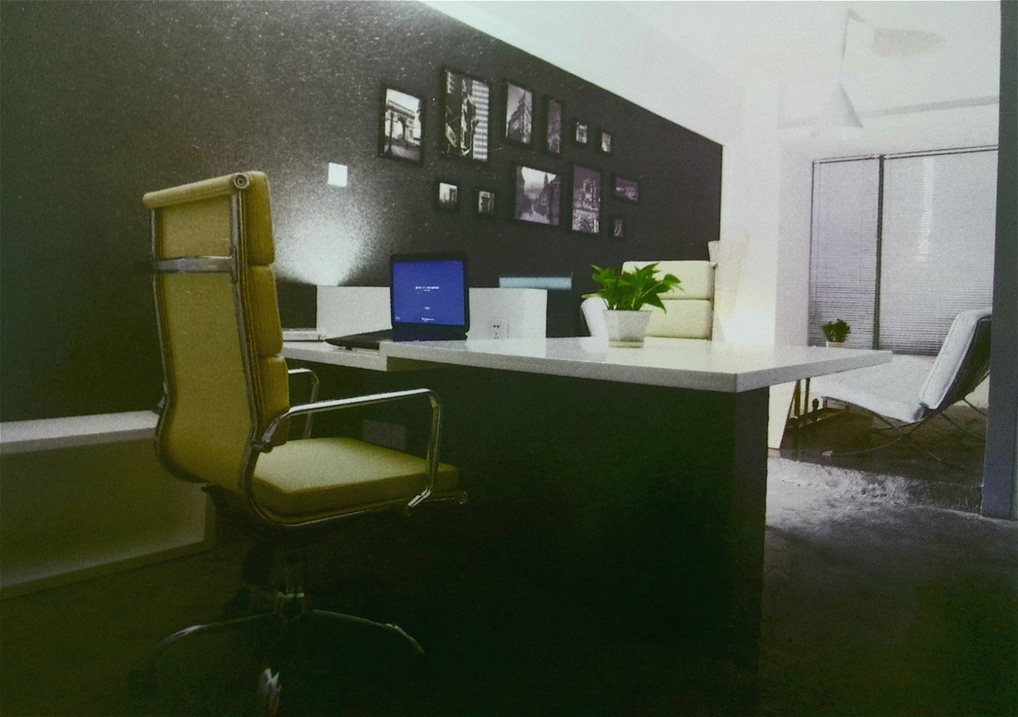 黑白基調(diào)的現(xiàn)代風(fēng)格工作室設(shè)計案例賞析