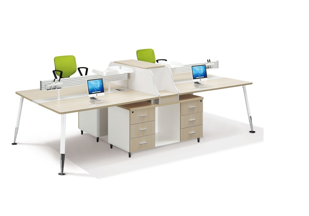 四款傾斜式桌腿設(shè)計(jì)的屏風(fēng)式辦公桌的案例賞析