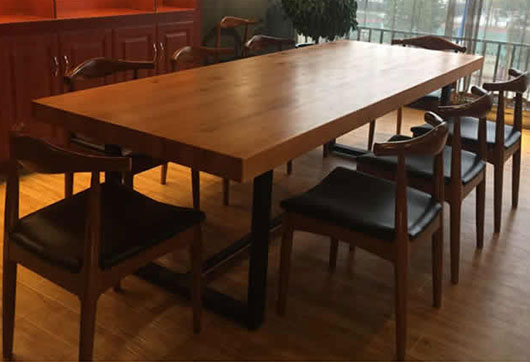 loft風格實木會議桌-凡順定制