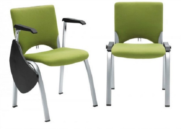大號培訓椅 綠色培訓椅 帶寫字板椅子 PXY001