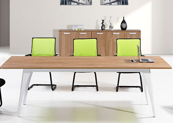 板式現(xiàn)代簡約長條桌 辦公桌 培訓(xùn)桌 條形開會桌 小會議桌 WBHYZ2017030101