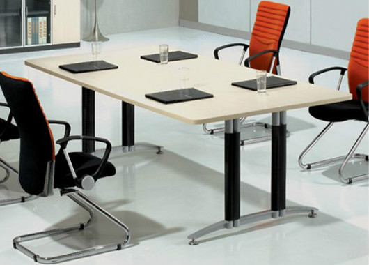 高檔板式會議桌 簡約現(xiàn)代長條辦公桌 WBHYZ031