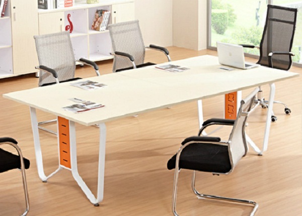 簡(jiǎn)約現(xiàn)代鋼架會(huì)議桌 時(shí)尚板式會(huì)議桌 WBHYZ028