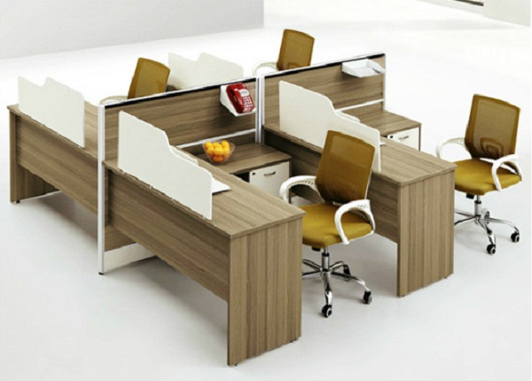 辦公室卡位-出型辦公卡位-4人辦公卡位