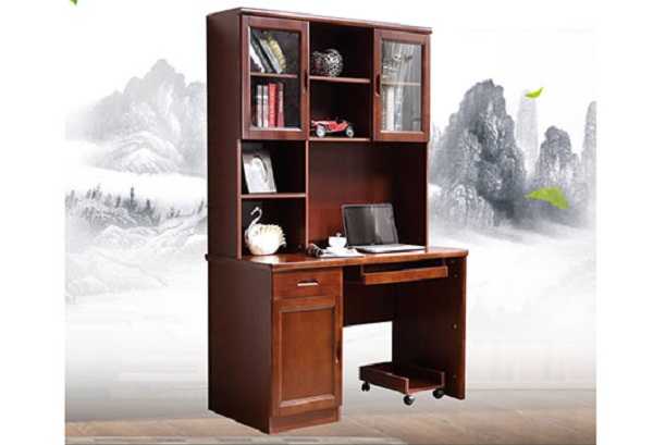 書桌書柜組合-中式書桌柜-中式書桌柜樣式